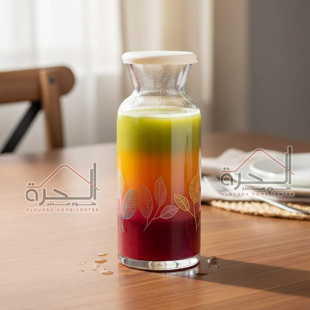 بريق زجاج 1 لتر مع غطاء Pasabahce