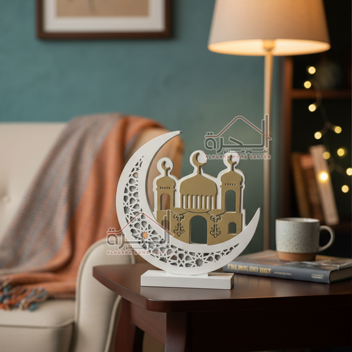 هلال مضيء 30*28 سم