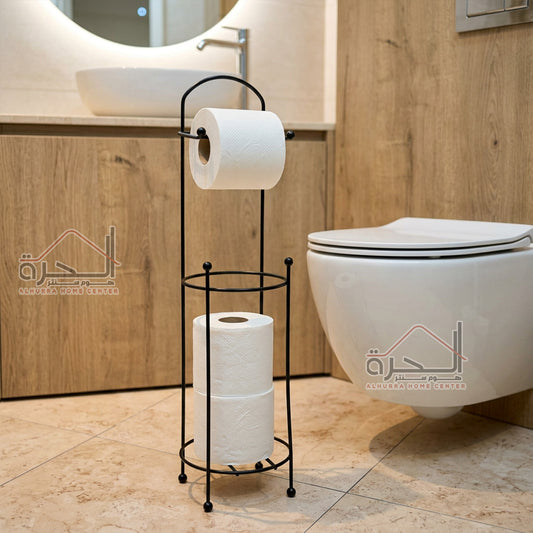 ستاند ورق تواليت اسود