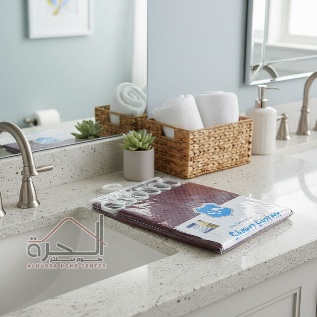 برداية حمام خمري Waterproof سادة