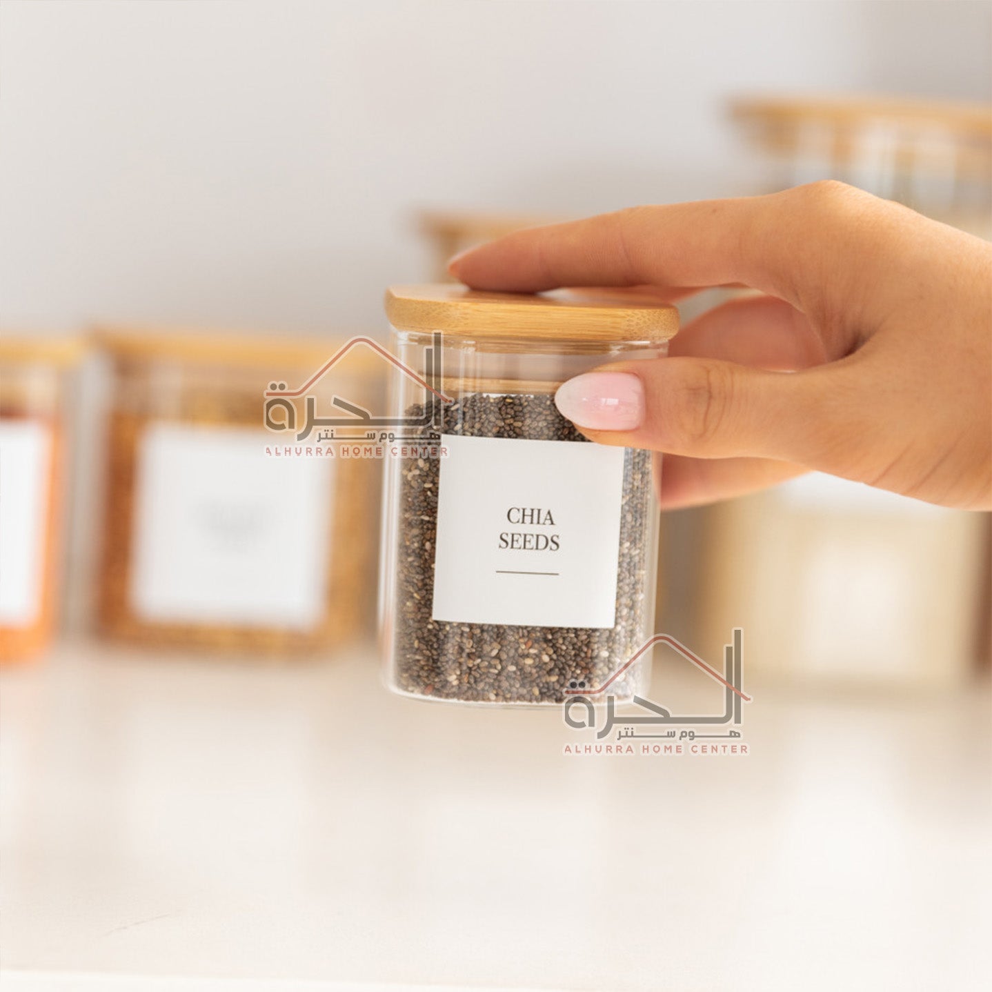 متربان بهارات حجم 10*6 سم غطاء بامبو