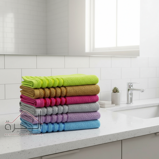 منشفة قطن حجم 140*70 سم