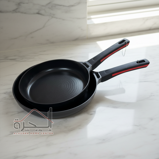 طقم 2 مقلى حجم 26 و 28 سم Pyrex Supreme