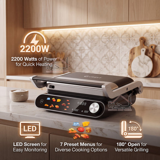 توستر جريل Crest SmartChef