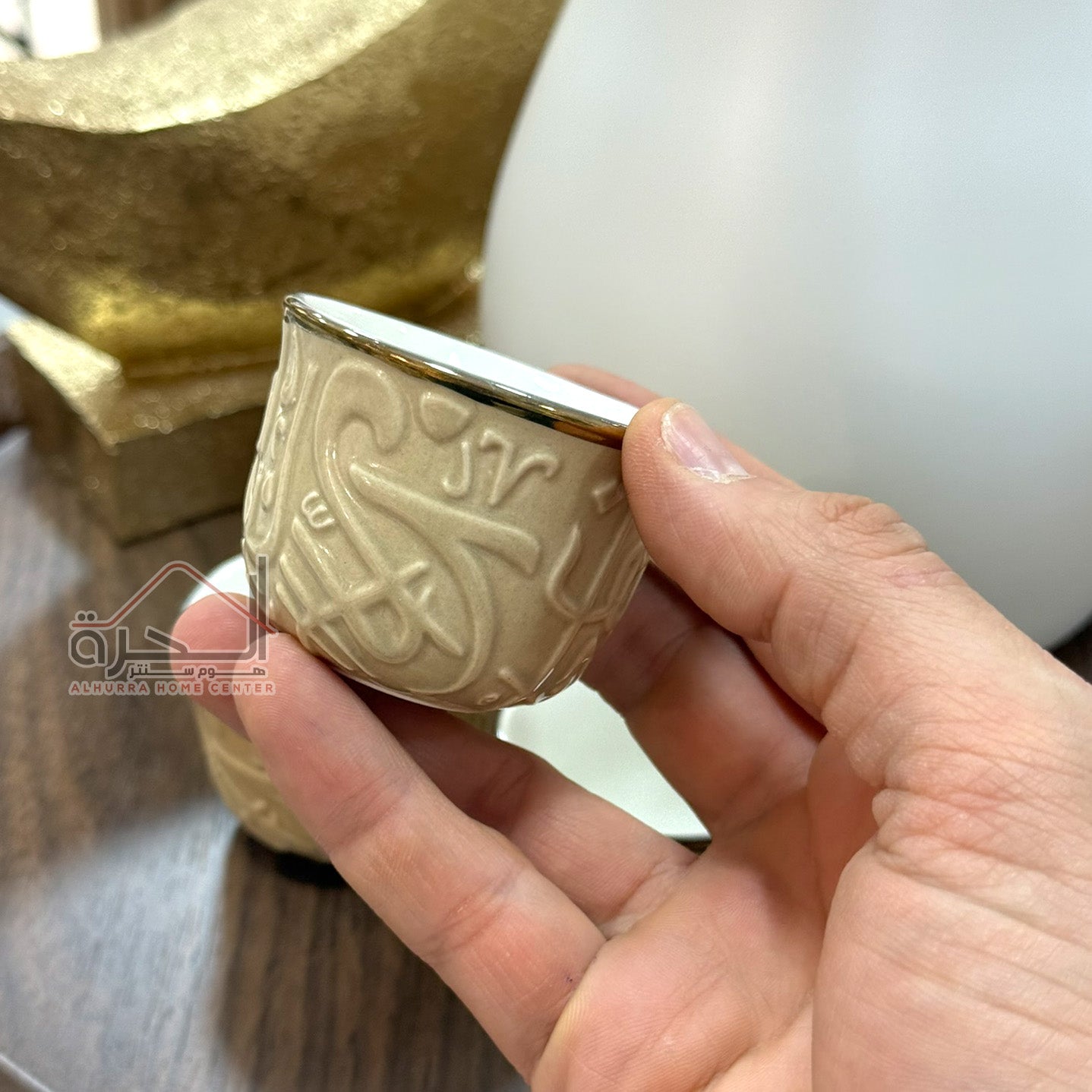 فناجين قهوة عربية محفر عدد 12