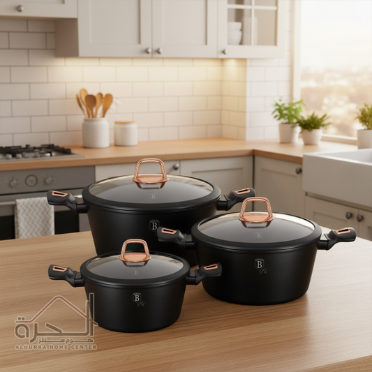 طقم طناجر BerlingerHaus 3 قطع
