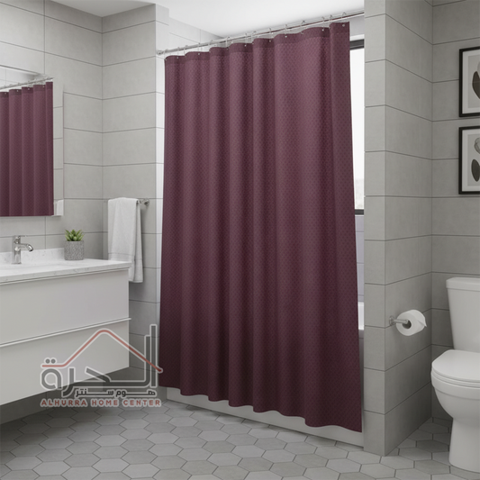 برداية حمام خمري Waterproof سادة