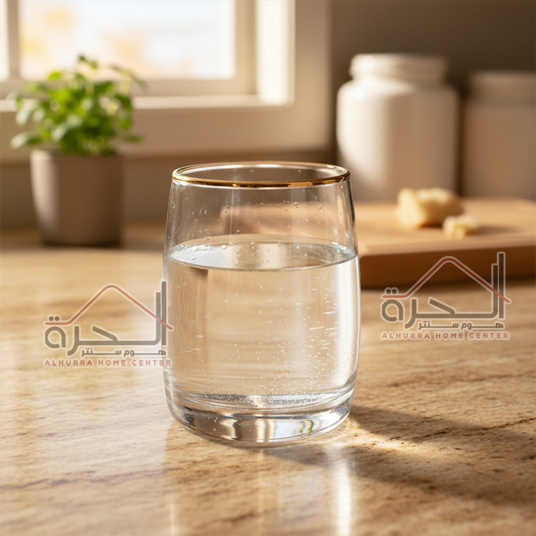كاسات عصير مذهب عدد 6