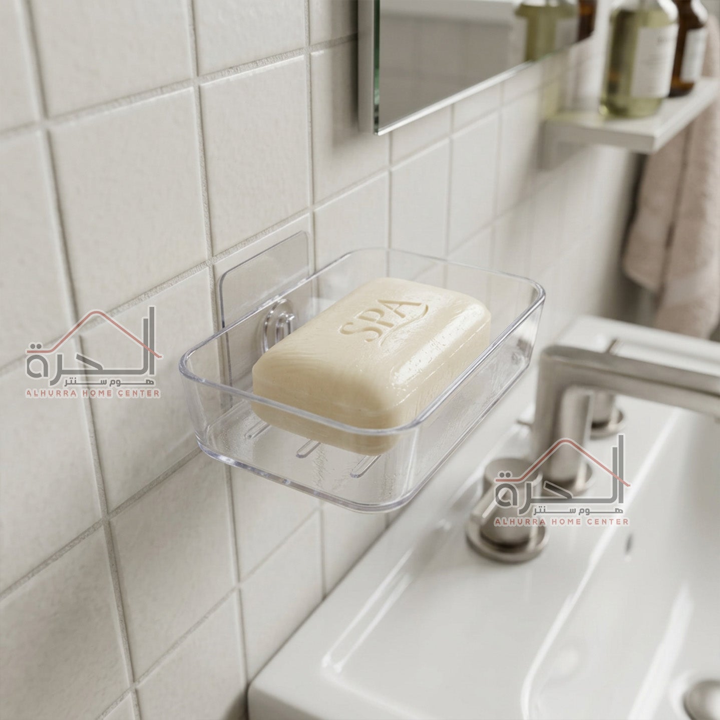 حمالة صابون اكريلك للحمام