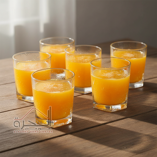 كاسات زجاج 205 مل عدد 6 (4306)