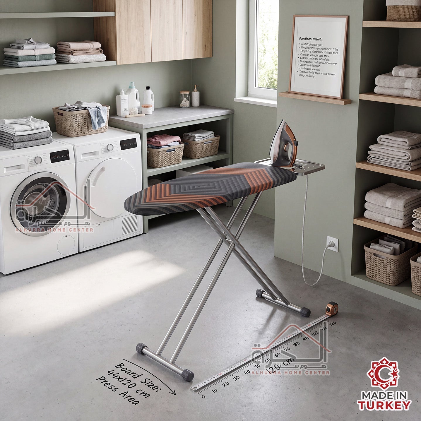 طاولة مكوى حجم وسط Marea cm-119