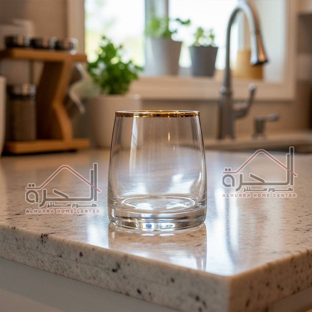 كاسات عصير مذهب عدد 6