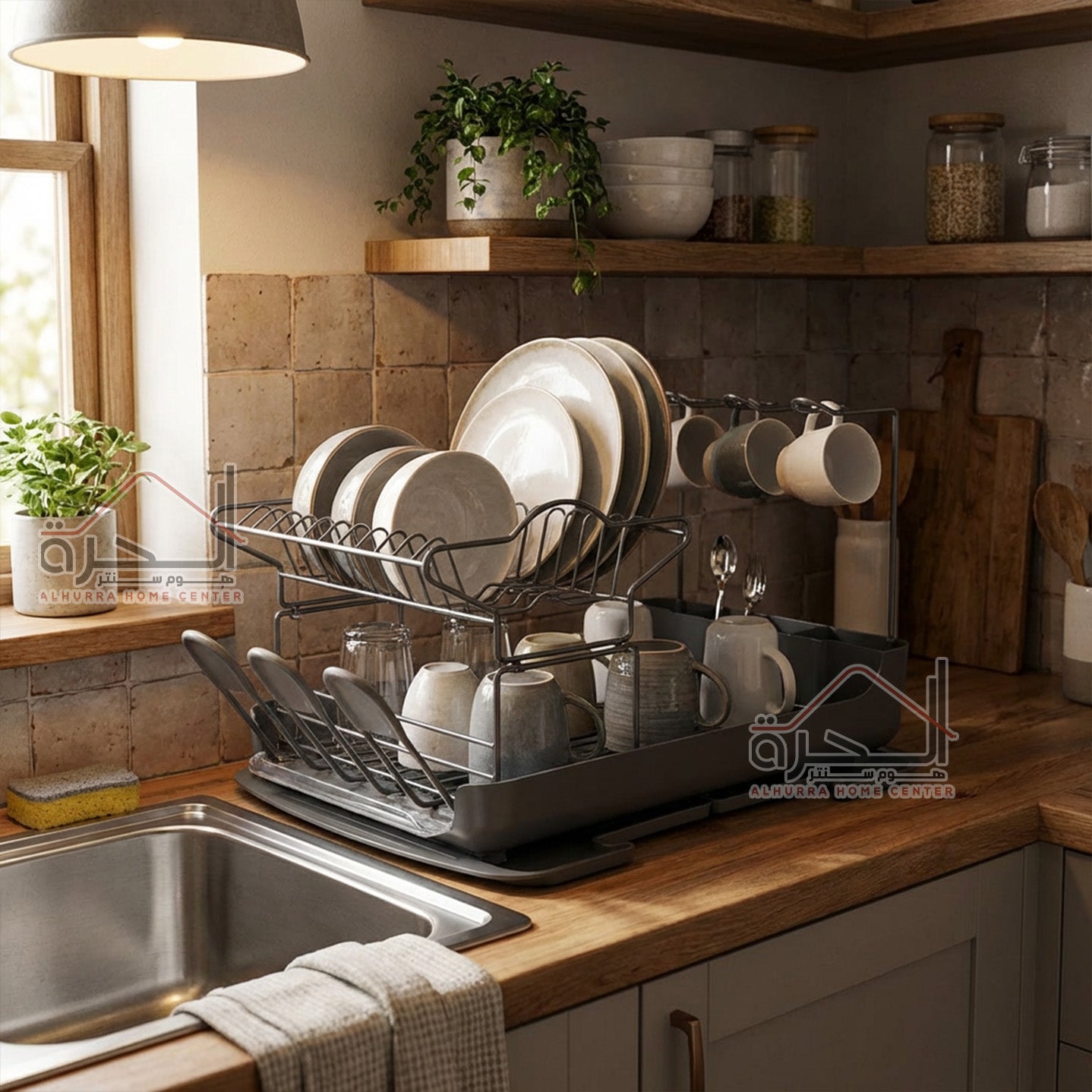 ستاند صحون مجلفن سكني 50*30*30