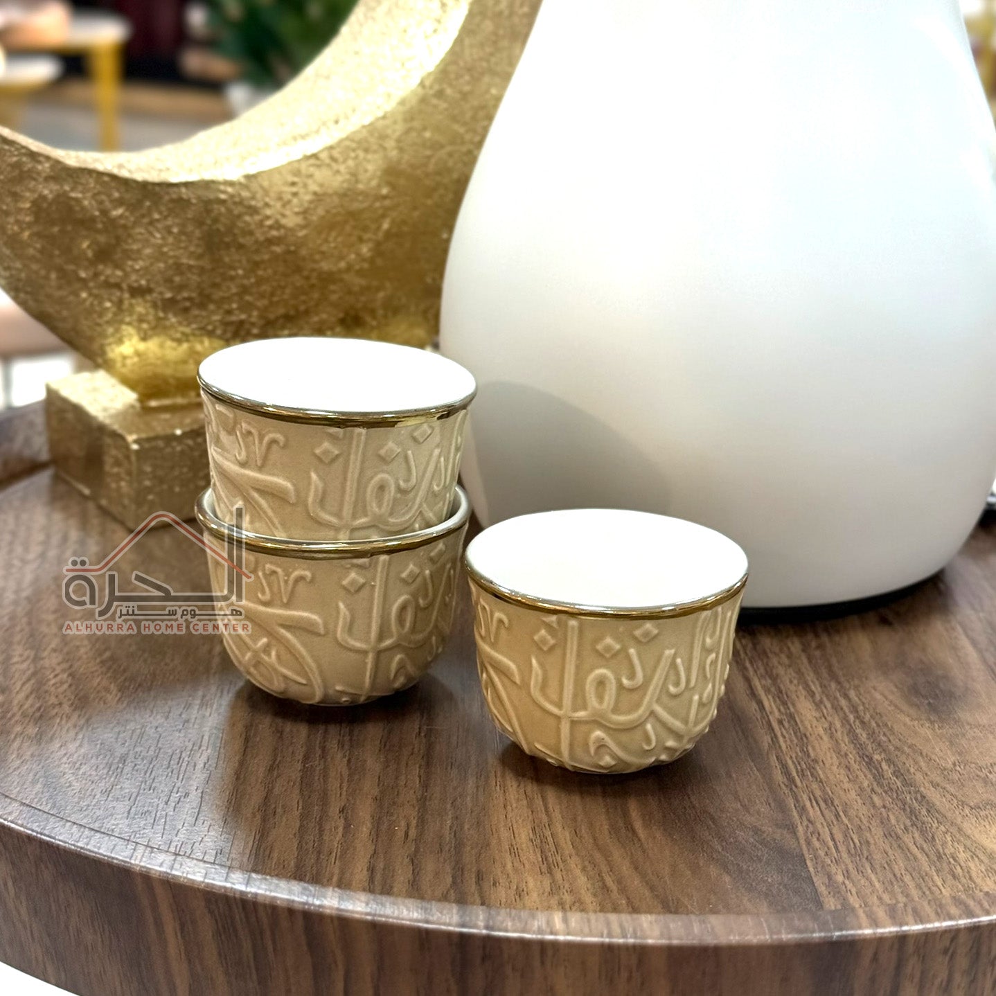 فناجين قهوة عربية محفر عدد 12