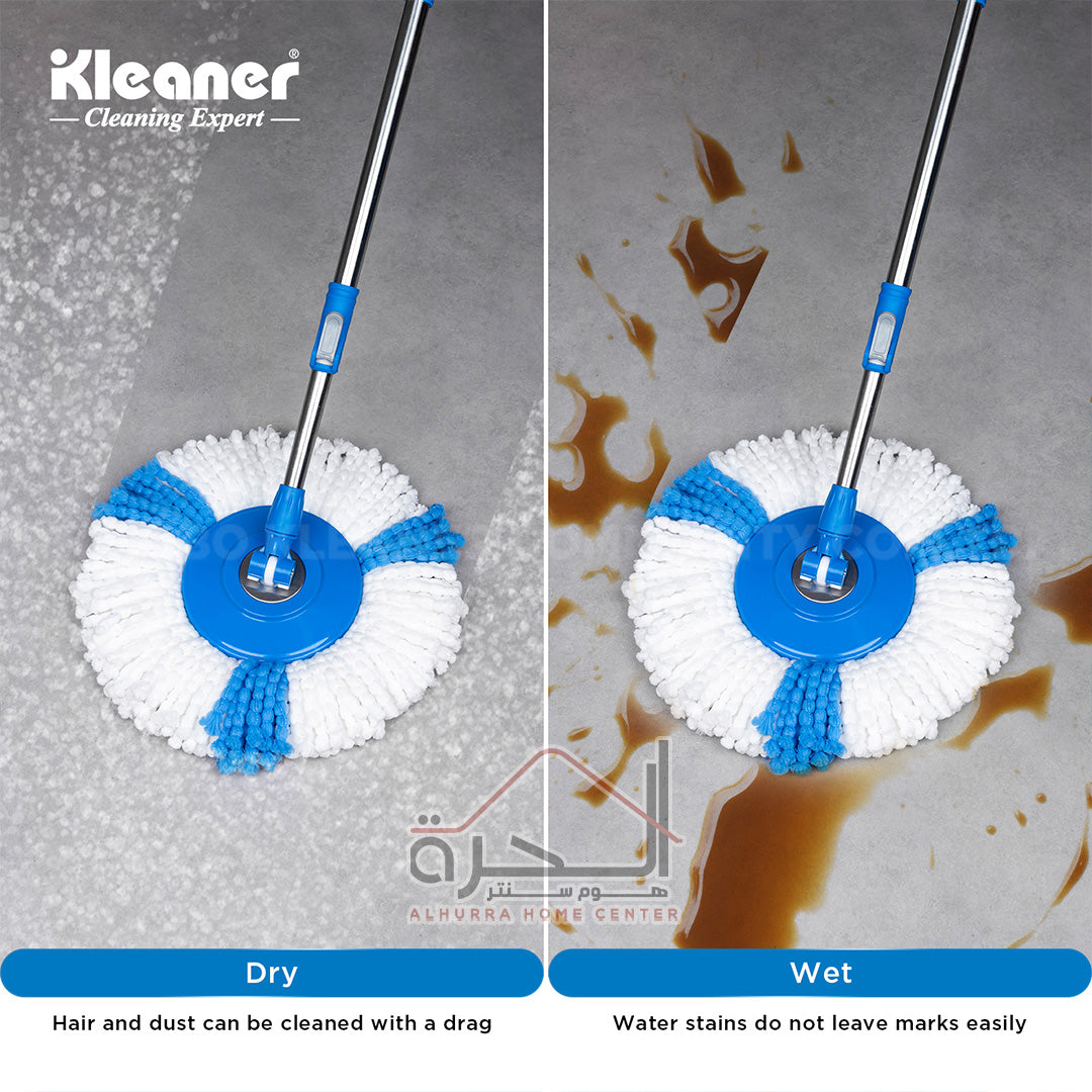 ممسحة مع سطل Kleaner عصارة بلاستك KT2210