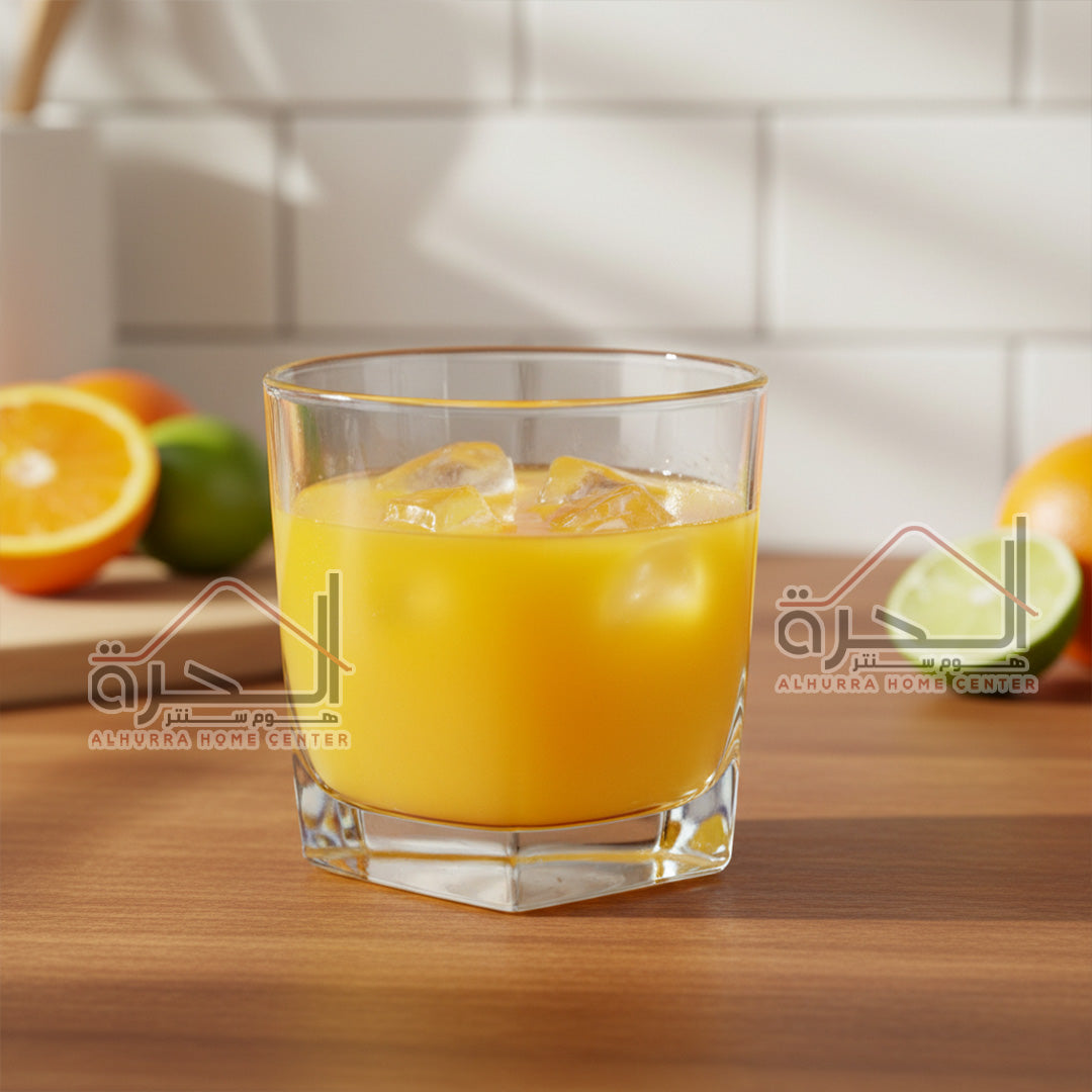 كاسات زجاج 258 مل عدد 6