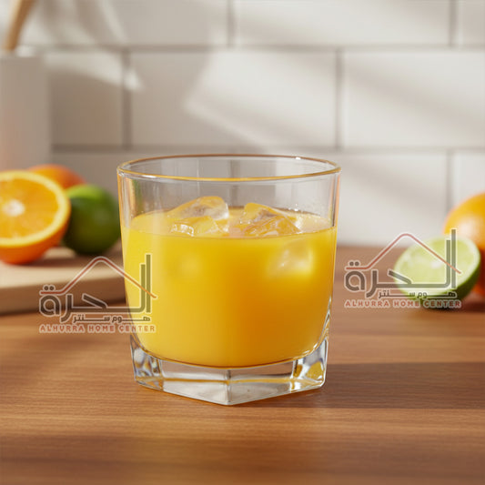 كاسات زجاج 258 مل عدد 6