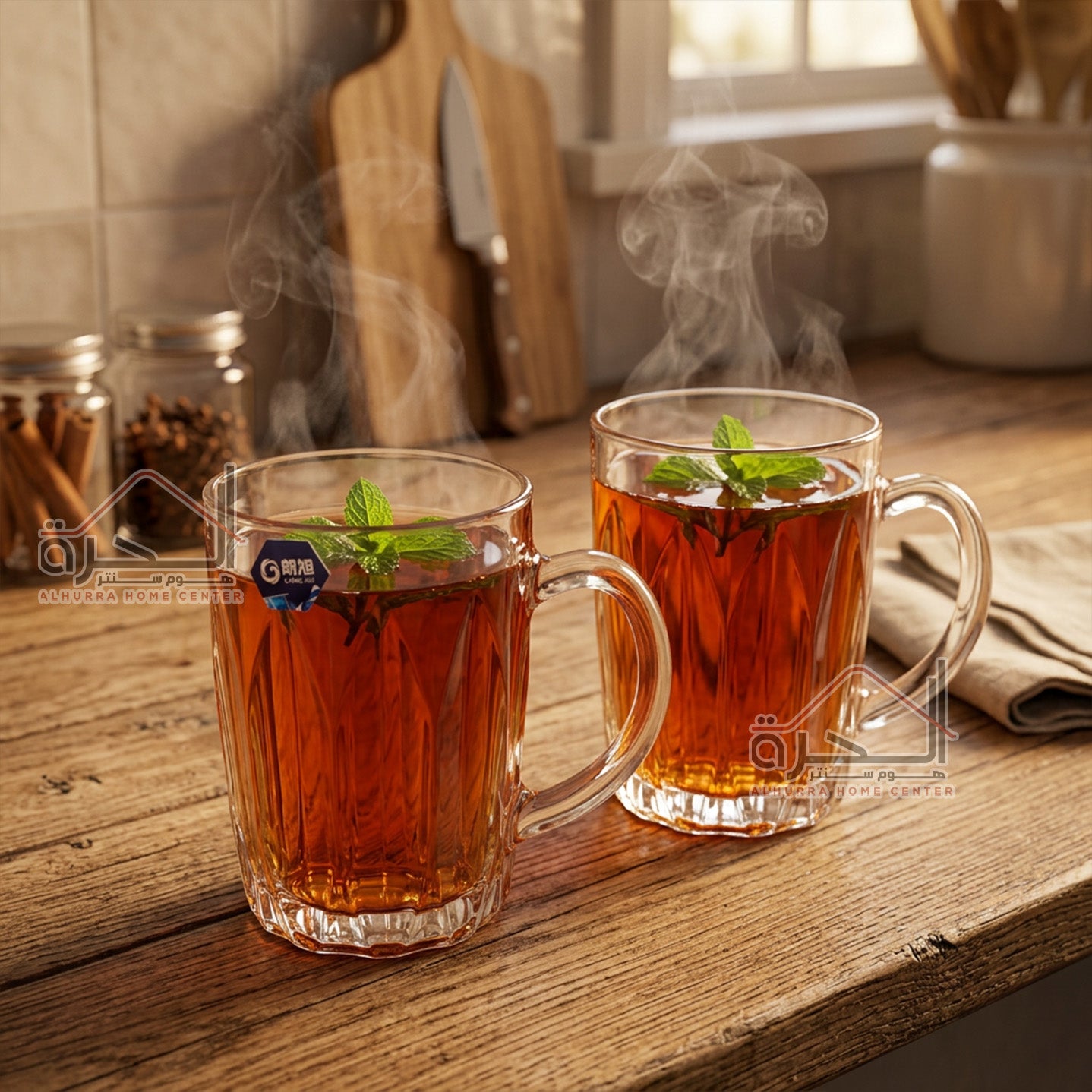 كاسات شاي حجم 250 مل عدد 6 - B46