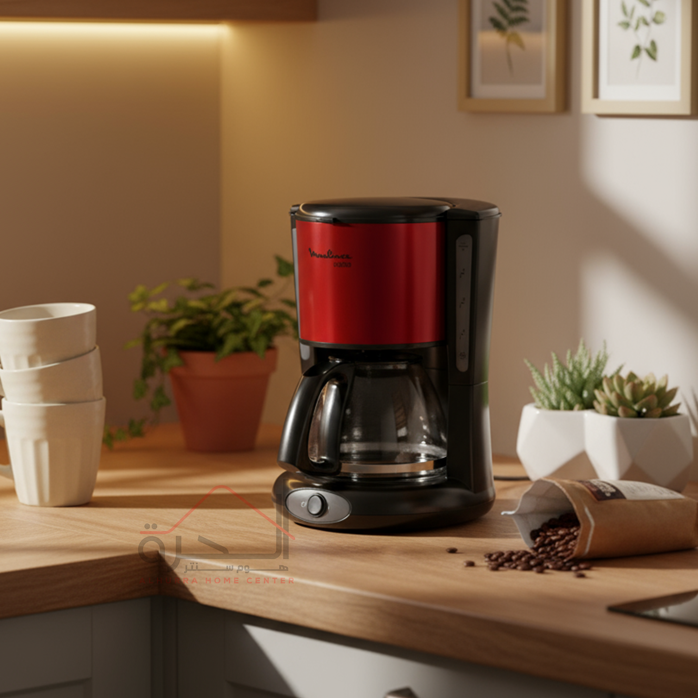 ماكنة قهوة Moulinex Subito Red