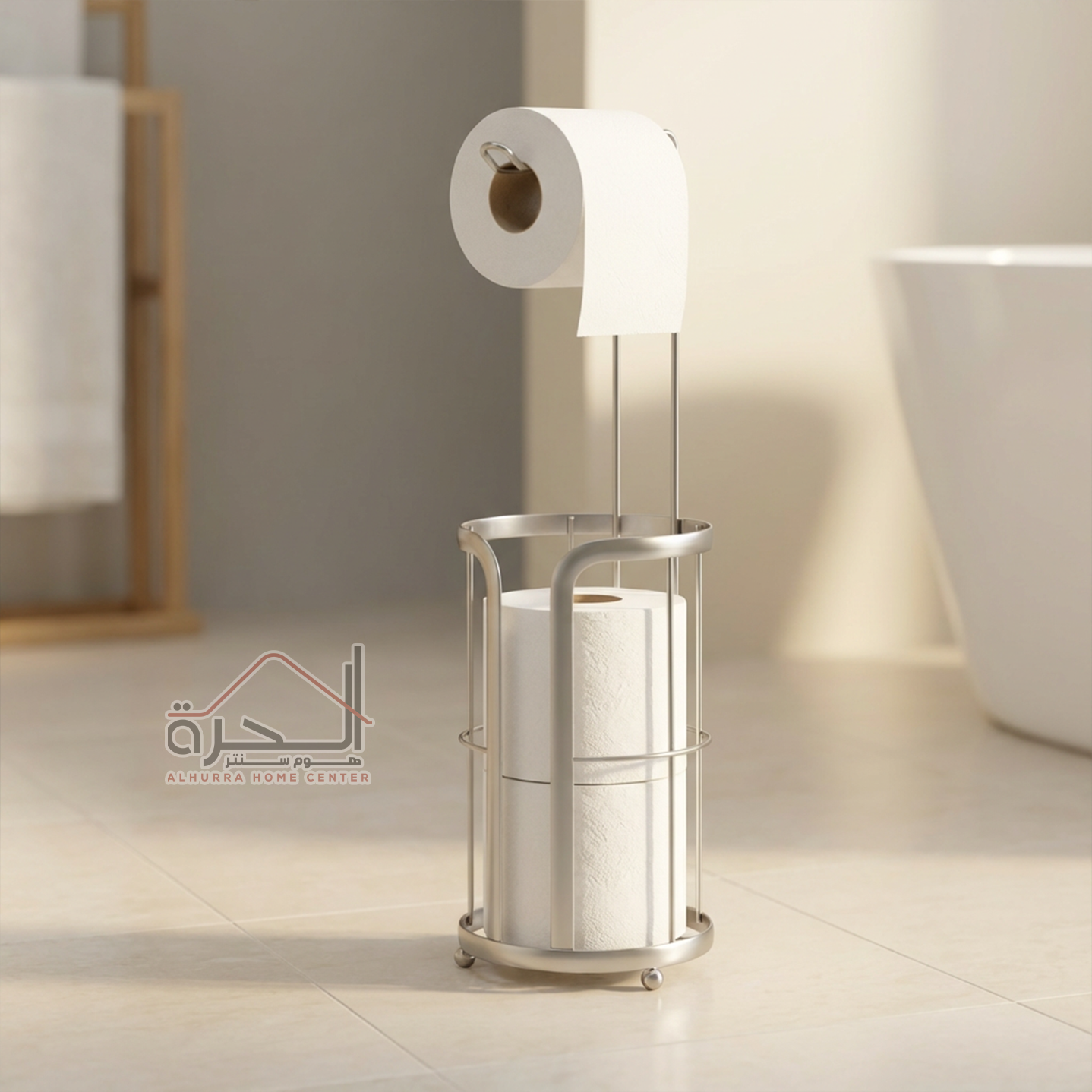 ستاند ورق تواليت ميتاليك