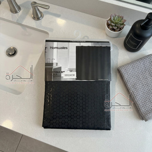 برداية حمام اسود 240 سم Waterproof مبزر