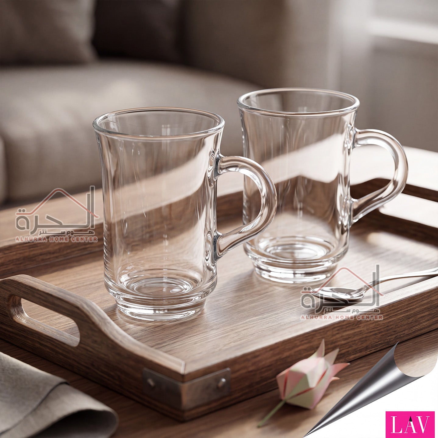 كاسات شاي عدد 6 - حجم 155 مل LAV ADA 408