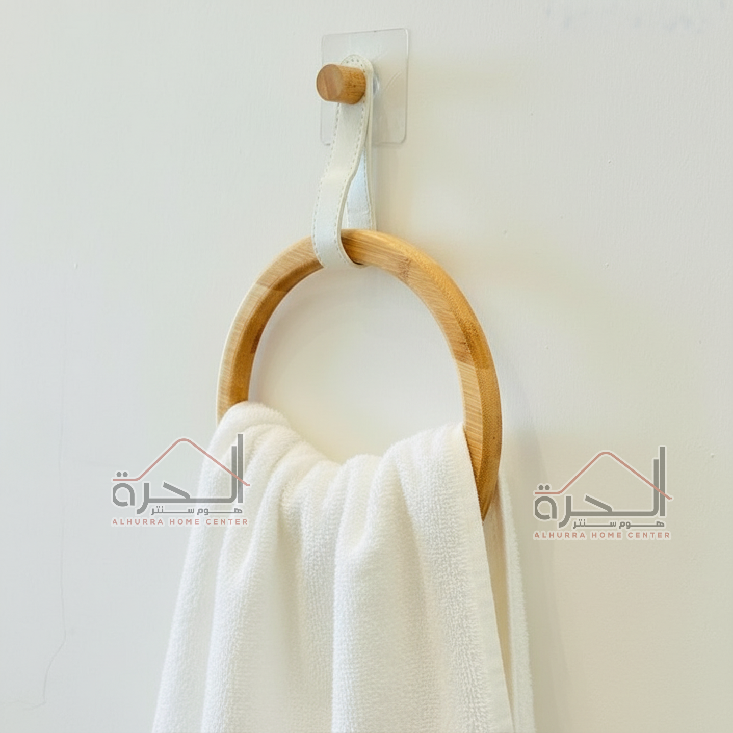 علاقة بشاكير حمام خشب تلزيق Bathlux