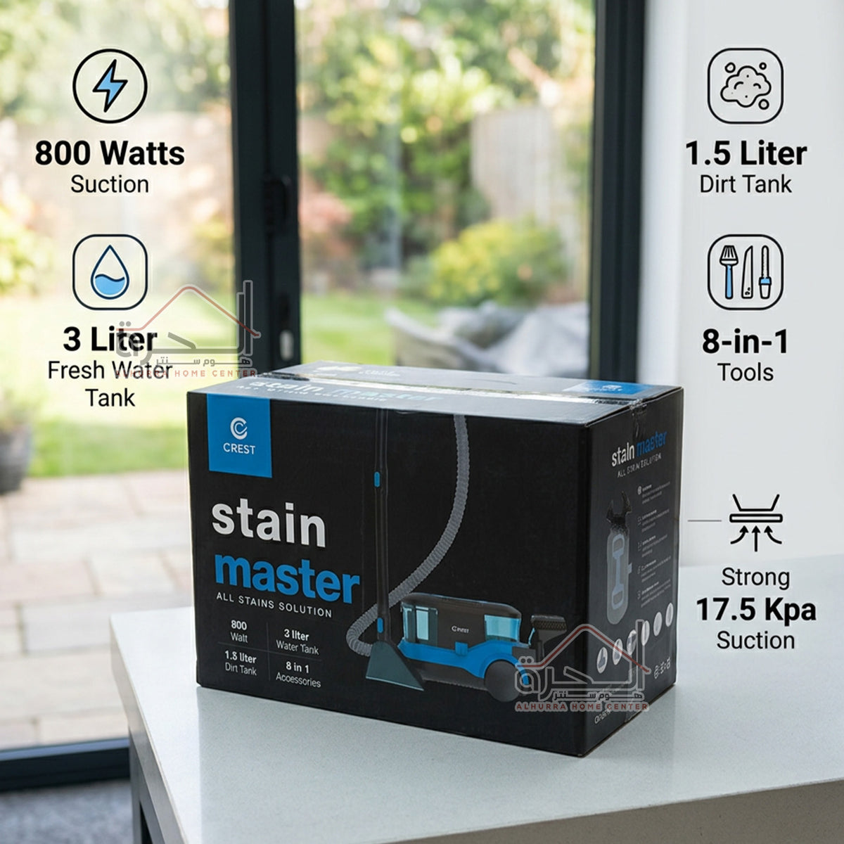 منظف البقع Crest Stain Master 8 in 1 CR-5278