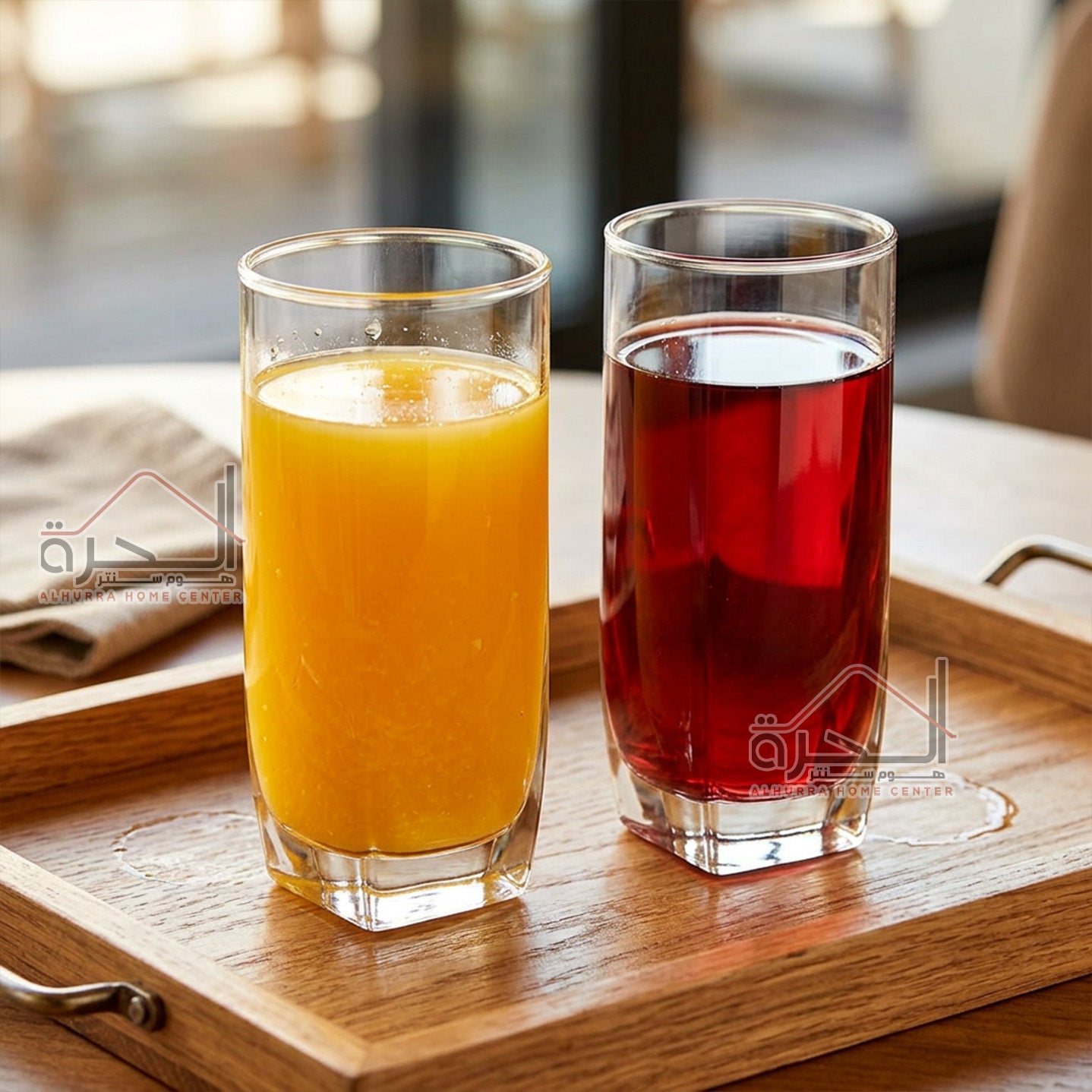 TUA 25 LAV كاسات زجاج عدد 6