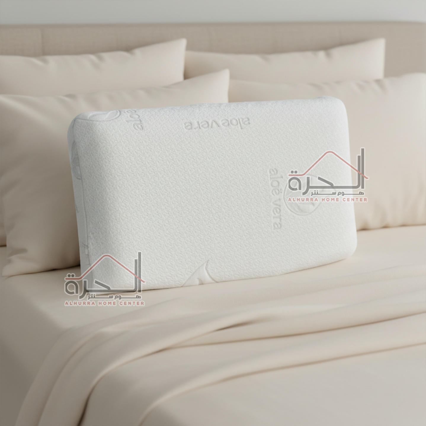 مخدة Memory Foam aleo vera