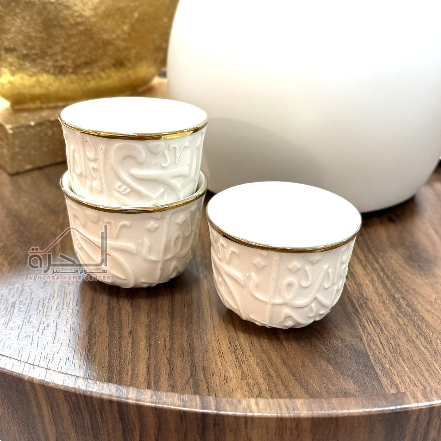 فناجين قهوة عربية محفر عدد 12