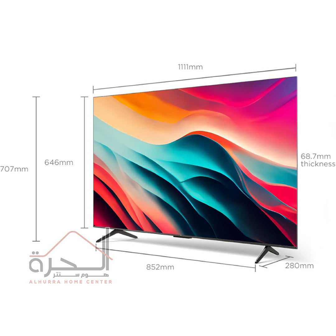 شاشة تلفاز TCL - 4K UHD - 50 بوصة