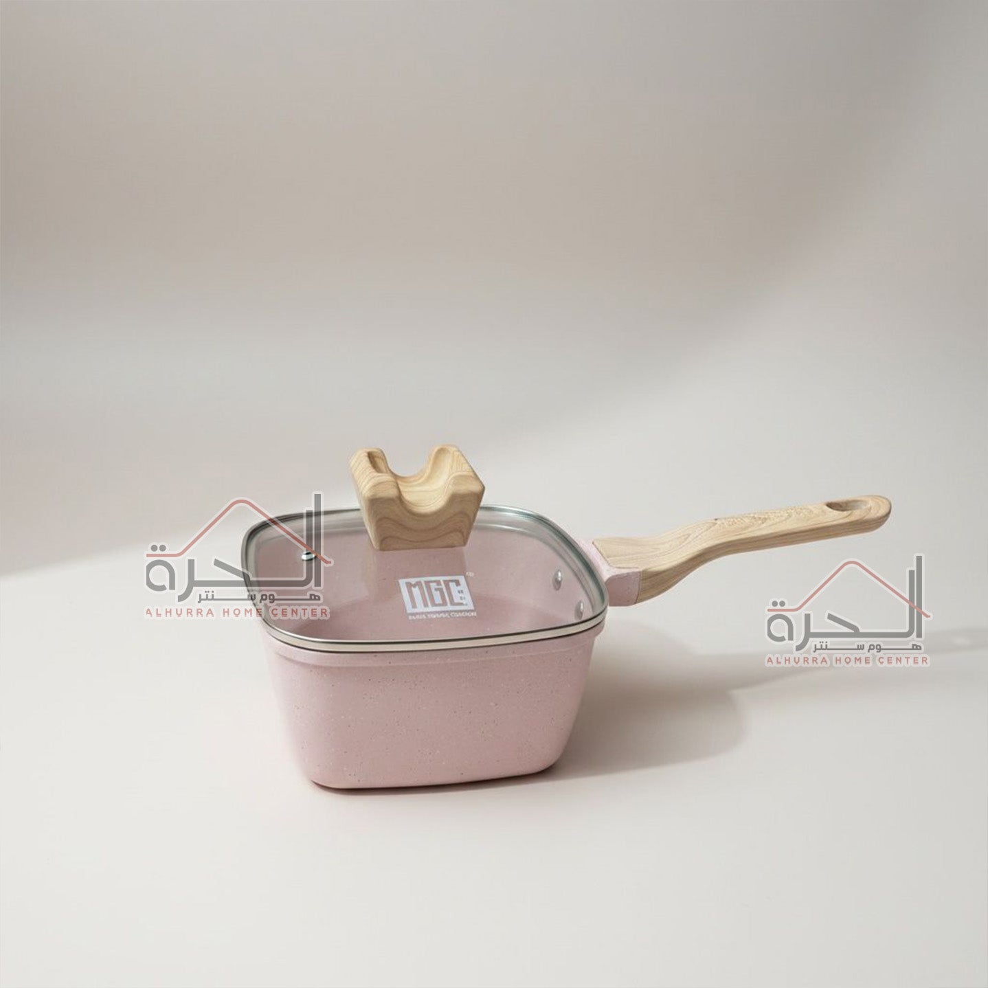 كسرولة جرانيت مع غطاء MGC مربع