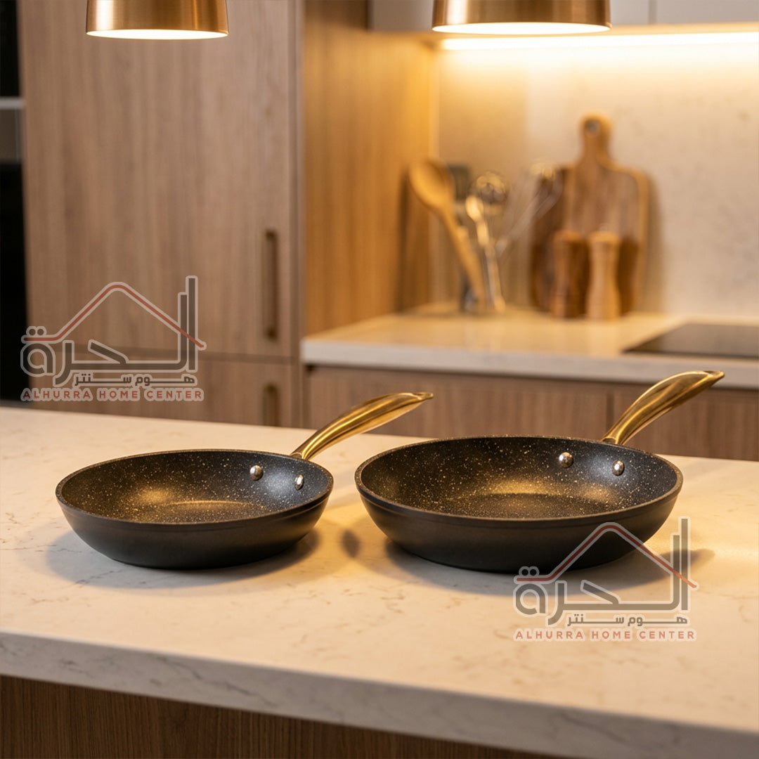 طقم مقالي قطعتين 20-24 سم