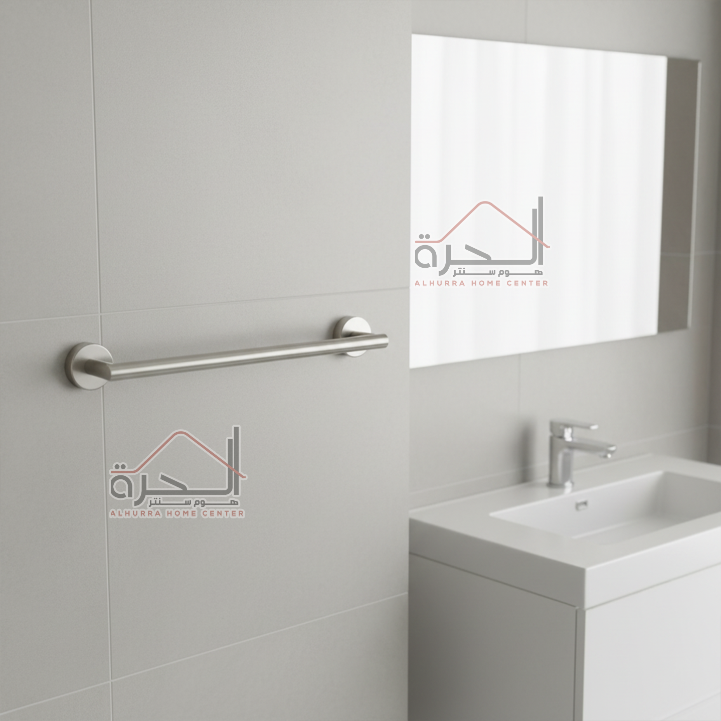 علاقة مناشف حمام ستانلس ستيل Bathlux