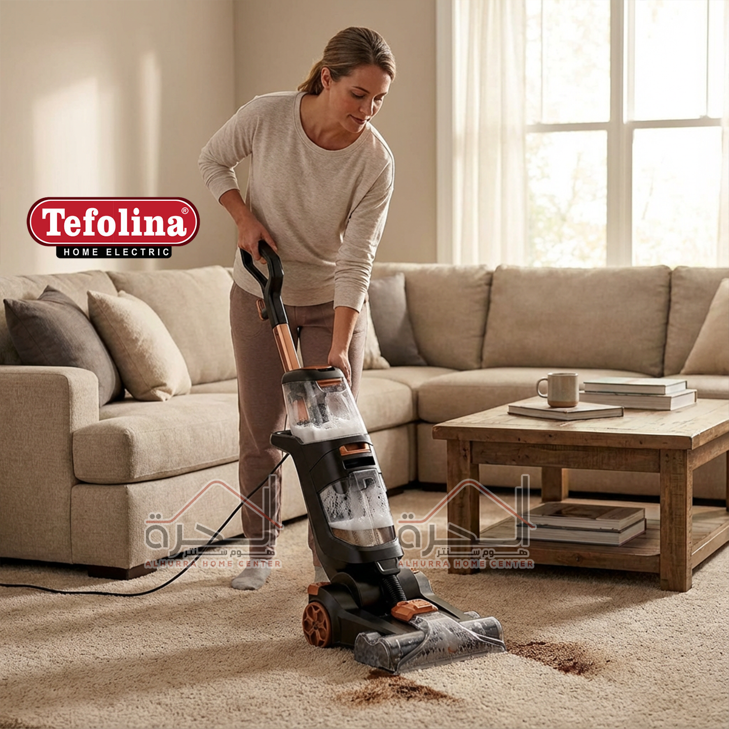 مكنسة غسيل السجاد من TEFOLINA