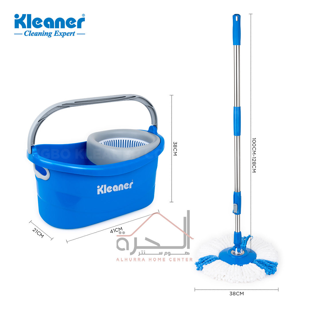 ممسحة مع سطل Kleaner عصارة بلاستك KT2210