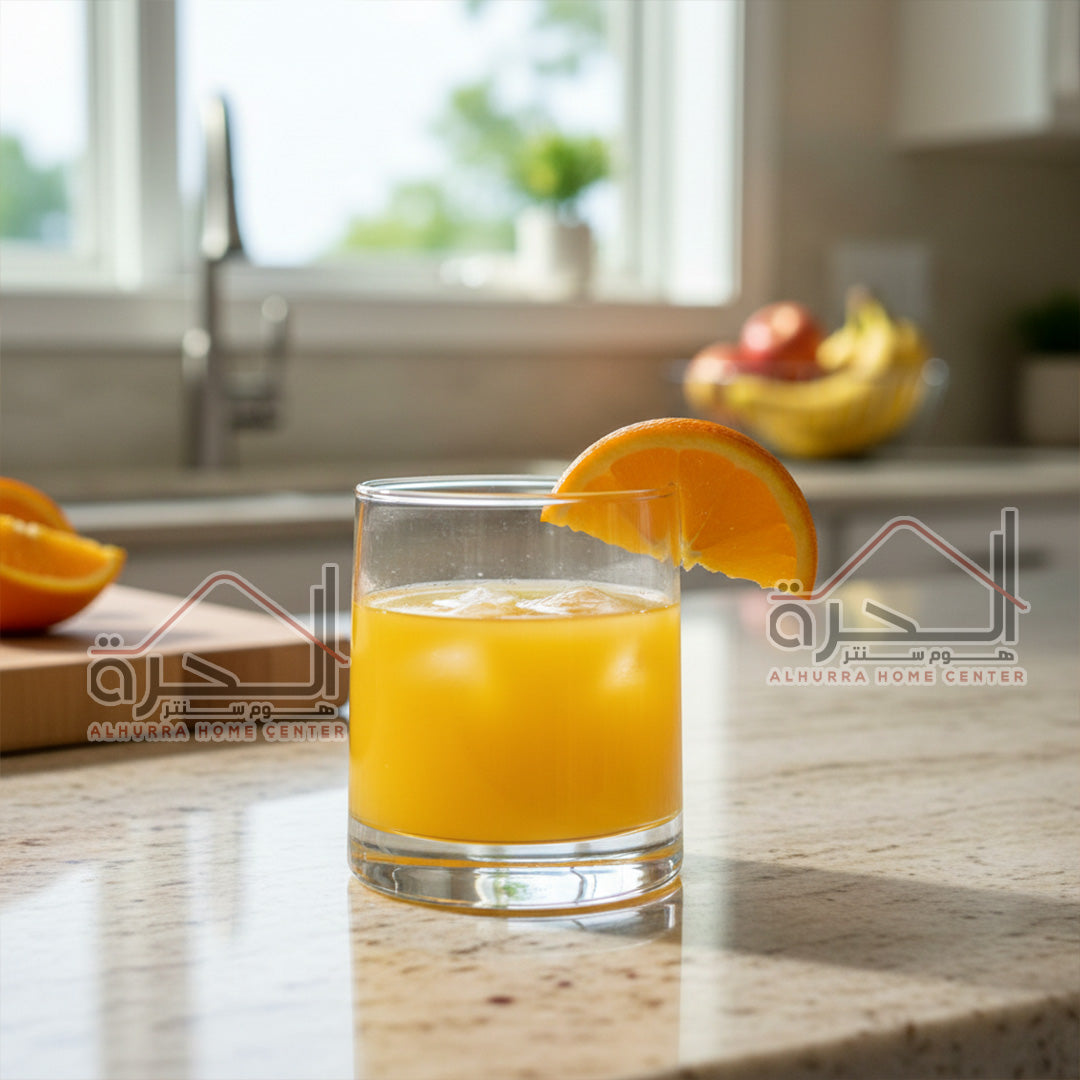 كاسات زجاج 240 مل عدد 6