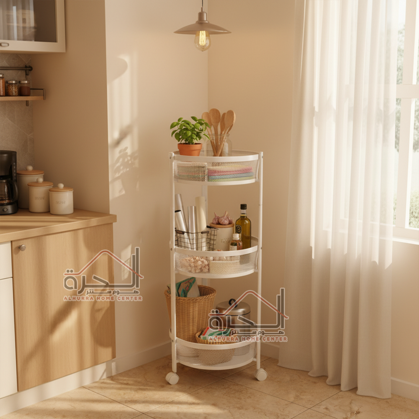 ستاند خضار و اكسسوارات 3 طبقات 88*35 سم