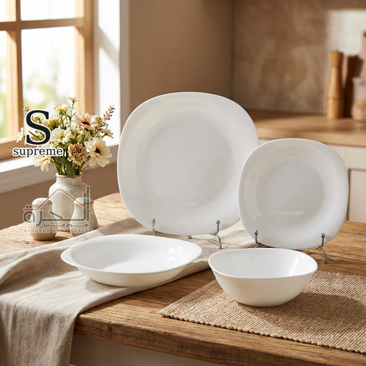 طقم صحون 24 قطعة اركوبال SUPREME