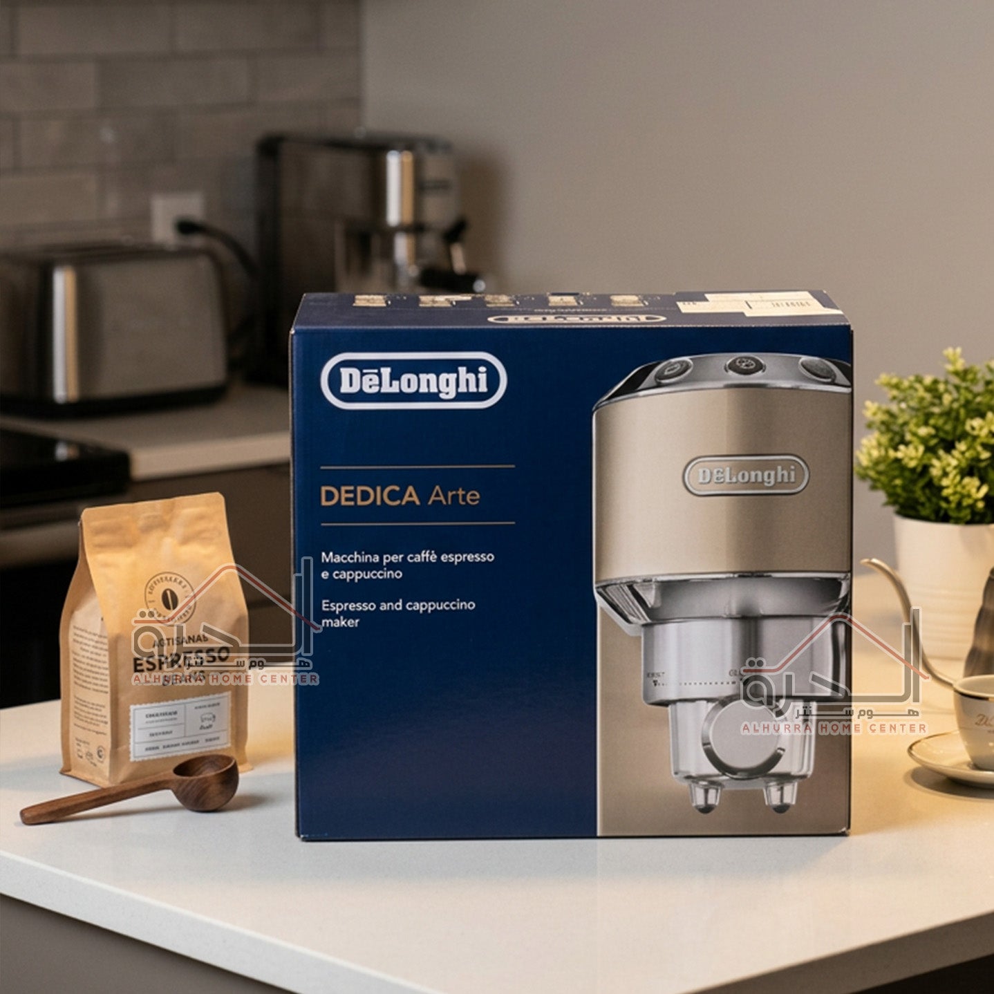 ماكنة قهوة Delonghi Dedica Arte