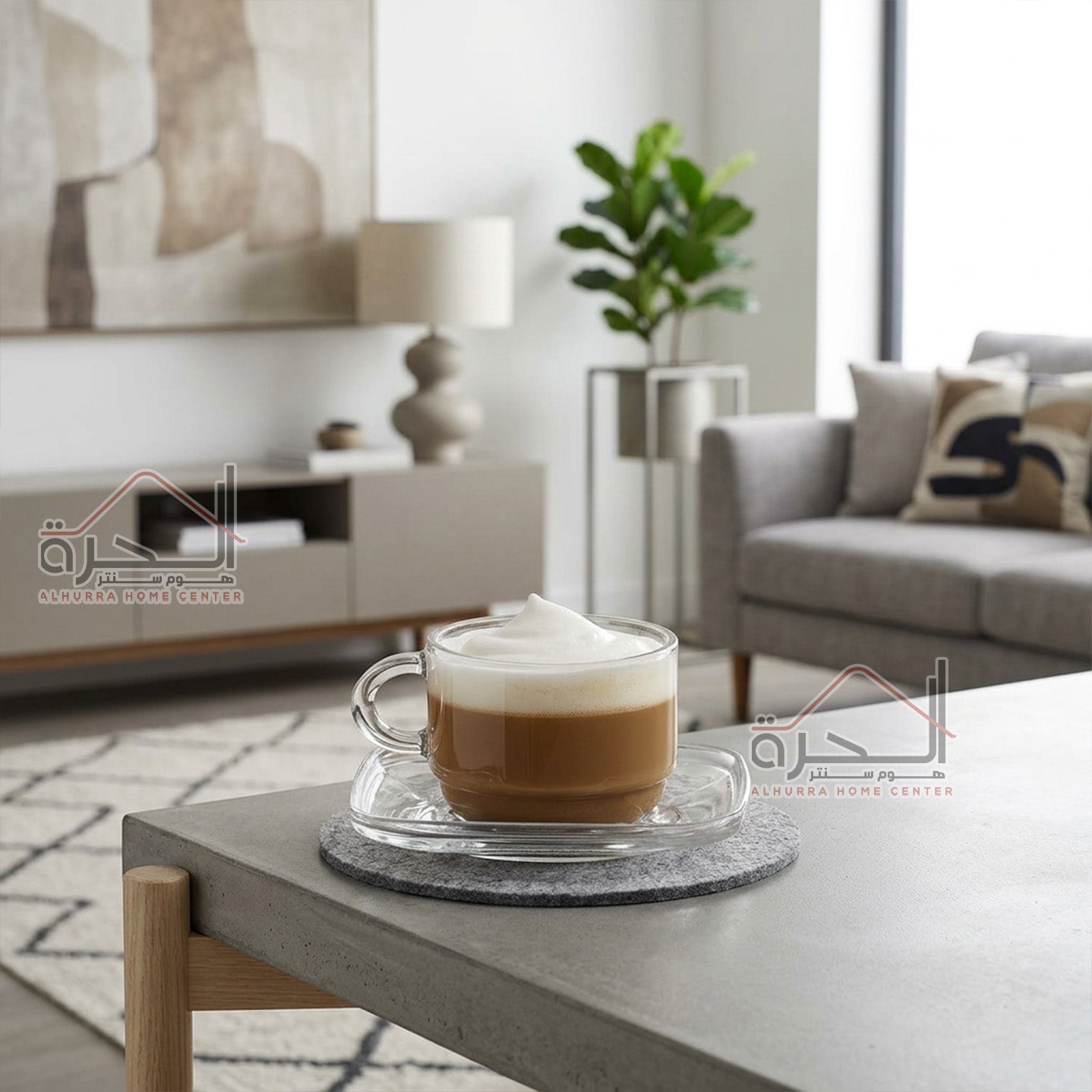 فناجين شاي مع صحن 270 مل عدد 6 LAV
