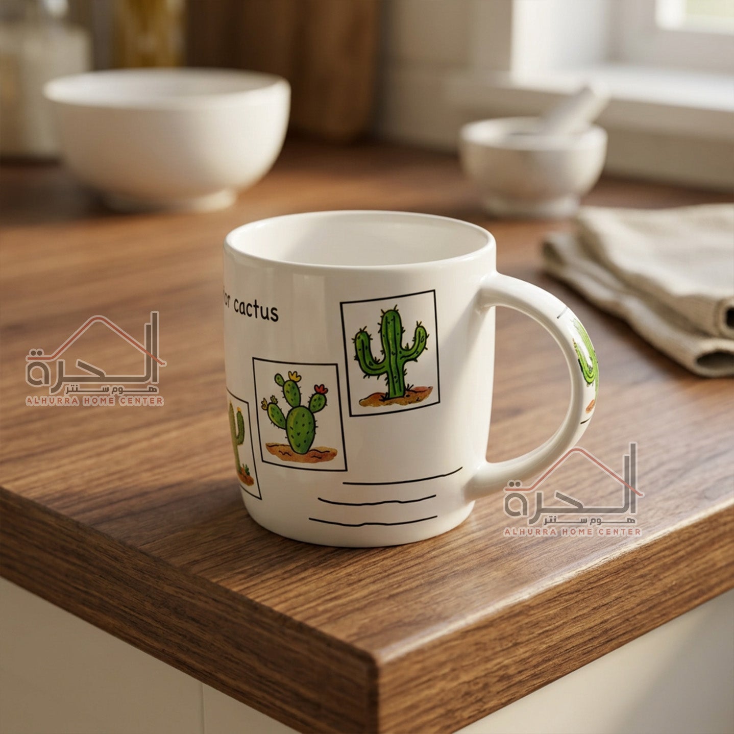 مج بورسلان ملون حجم وسط