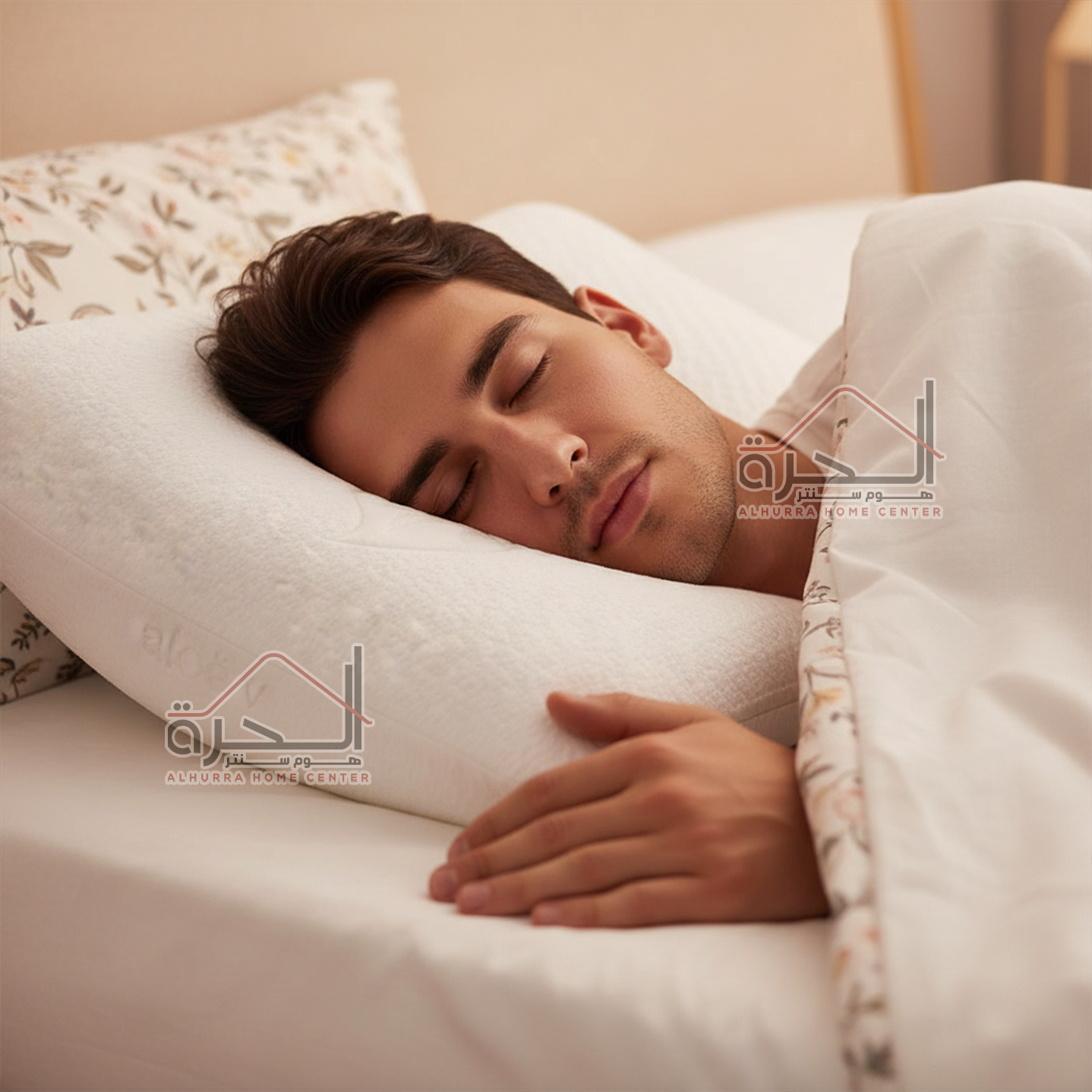 مخدة Memory Foam aleo vera