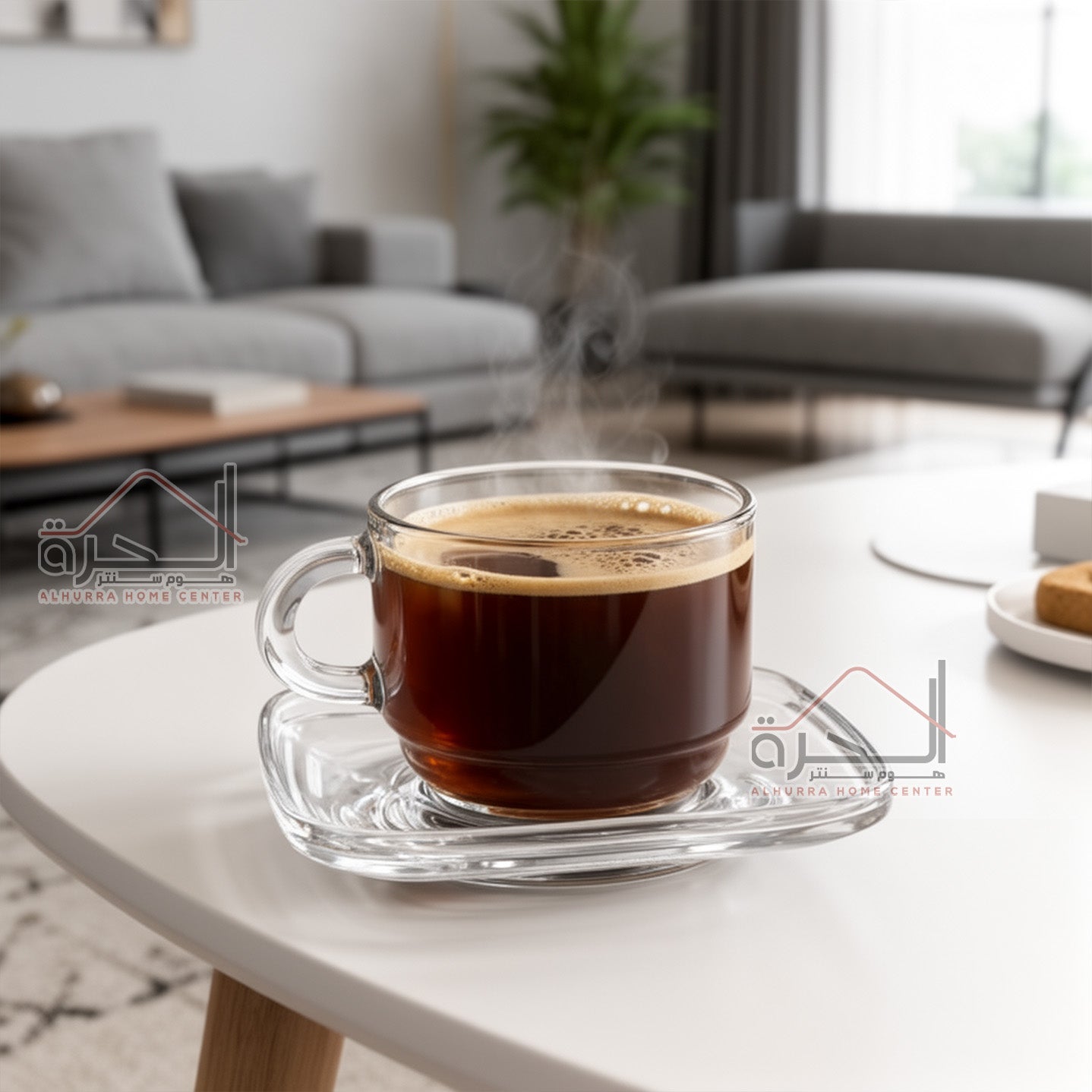 فناجين شاي مع صحن 270 مل عدد 6 LAV