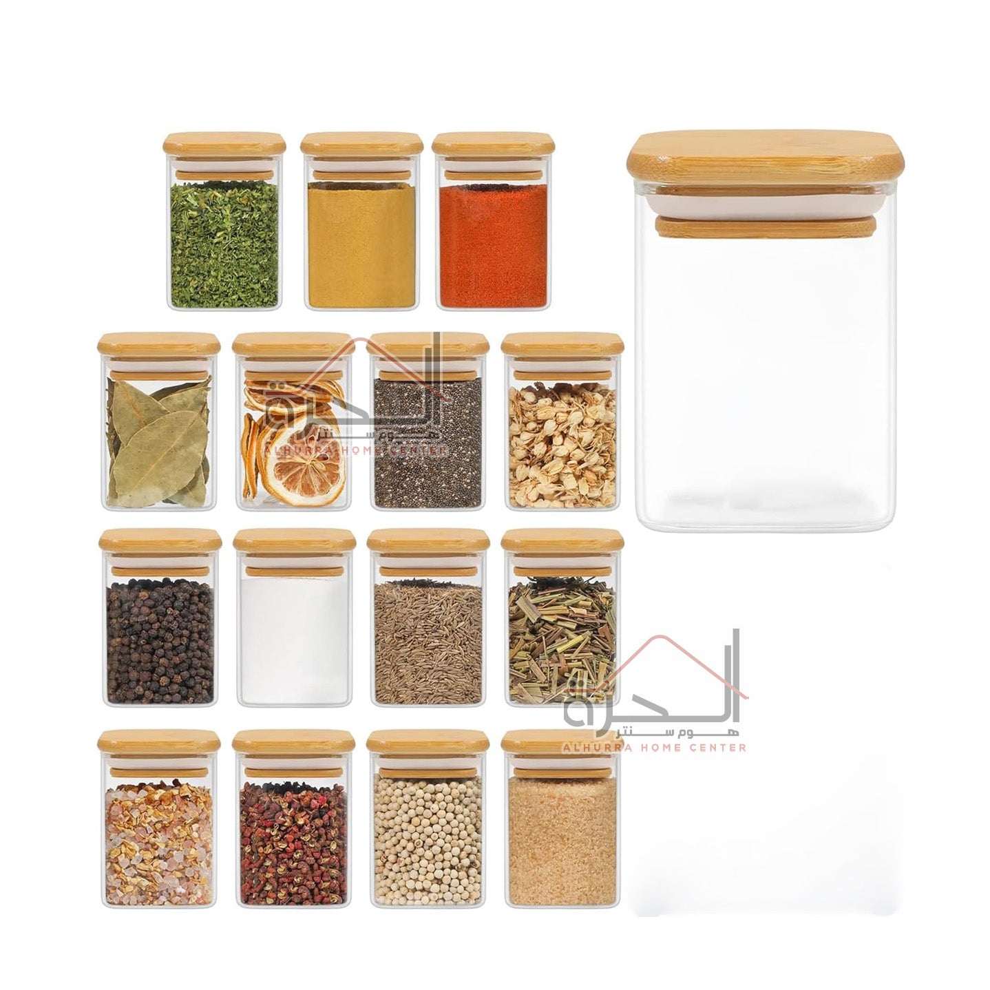 متربان بهارات حجم 10*6 سم غطاء بامبو