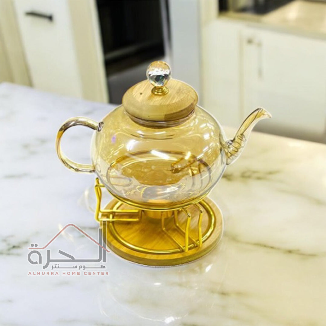 بريق شاي حراري مع ستاند