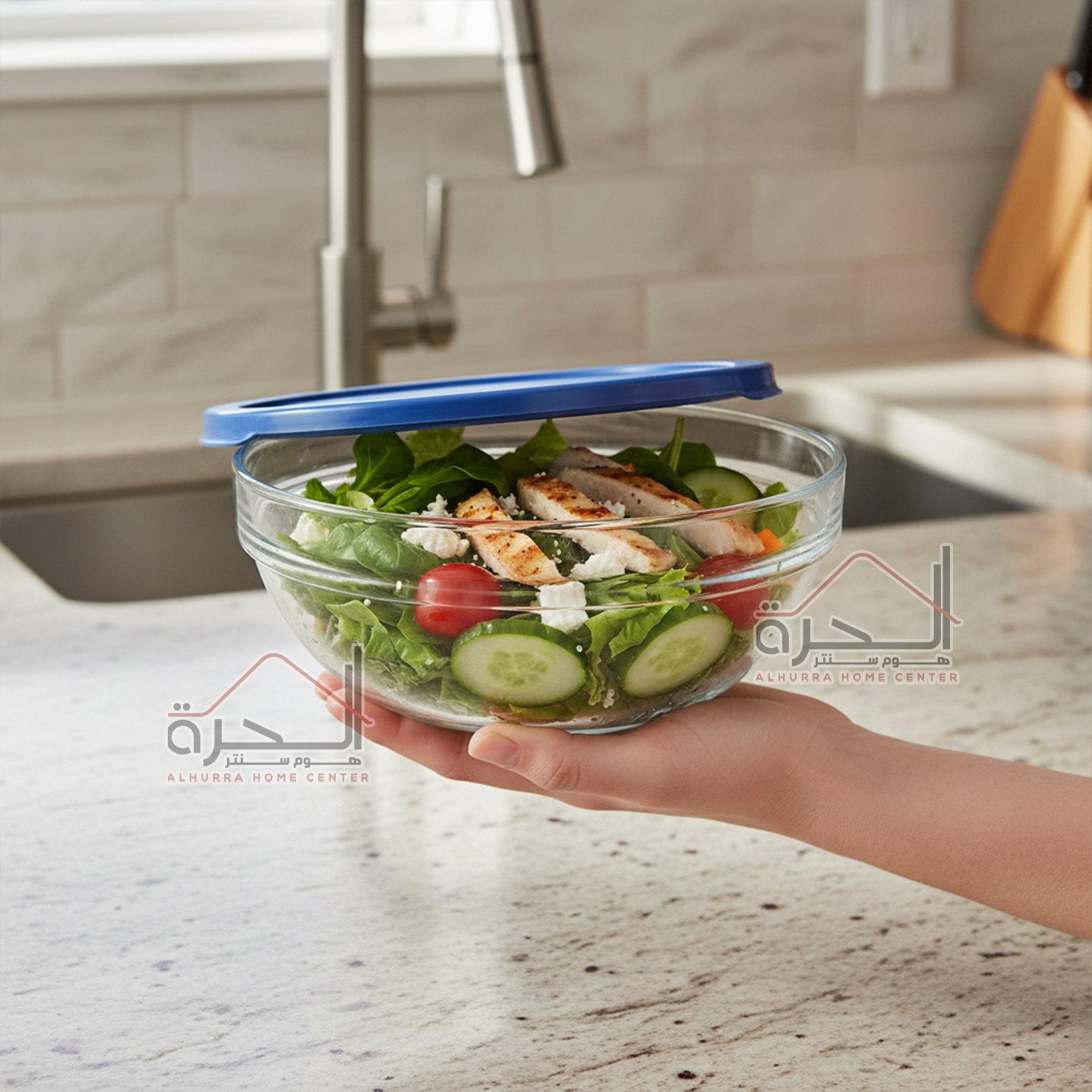 زبدية مع غطاء حجم 20 سم مع غطاء Pasabahce