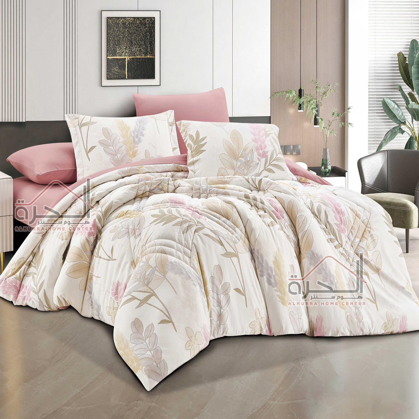 طقم لحاف صيفي 6 قطع مجوز Flower D01