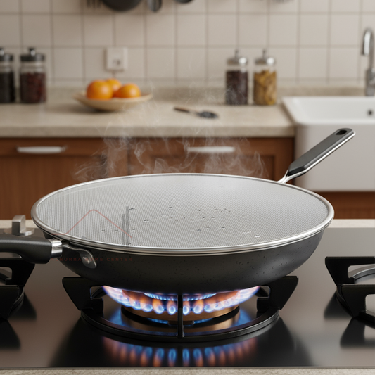 غطى مقلى يحمي من الزيوت 33 سم